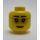 LEGO Gul Misako Hoved med Briller (Forsænket solid knops) (3626 / 23694)