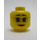 LEGO Yellow Misako Head with Glasses (Recessed Solid Stud) (3626 / 23694)