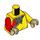 LEGO Jaune Singe King Minifig Torse (973 / 76382)