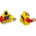 LEGO Yellow Monkey King Minifig Torso (973 / 76382)