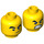 LEGO Gelb Monkie Kid Minifigure Kopf (Einbau-Vollbolzen) (3626 / 66047)