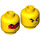 LEGO Yellow Monkie Kid Minifigure Head (Recessed Solid Stud) (3626 / 76840)