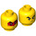 LEGO Gelb Monkie Kid Minifigure Kopf (Einbau-Vollbolzen) (3626 / 76840)