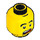 LEGO Giallo Monkie Kid (Scared) Minifigure Testa (Perno solido incassato) (3626 / 66041)