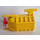 LEGO Yellow Motor - Hind Part 4 X 12 X 3 (48083)