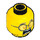 LEGO Yellow Mr. Clarke Minifigure Head (Recessed Solid Stud) (3626 / 57317)