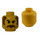LEGO Yellow Mr Cunningham Head (Safety Stud) (3626)