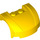 LEGO Giallo Mudgard Bonnet 3 x 4 x 1.3 Curvo (98835)