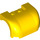 LEGO Yellow Mudguard Bonnet 3 x 4 x 1.7 Curved (38224 / 93587)