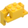 LEGO Yellow Mudguard Brick 2 x 4 x 2.3 with Tall Wheel Arch (18974)