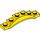 LEGO Yellow Mudguard Plate 1 x 6 with Edge (4925 / 62361)