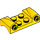 LEGO Yellow Mudguard Plate 2 x 4 with Headlights and Curved Fenders (93590)