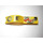 LEGO Yellow Mudguard Tile 1 x 4.5 with Flame and Headlight (50947)