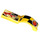 LEGO Giallo Parafango Piastrella 1 x 4.5 con Fiamma e Taillight (50947)