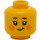 LEGO Yellow Mushroom Sprite Head (Recessed Solid Stud) (3274 / 105568)
