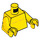 LEGO Gelb Naked Torso (973 / 76382)