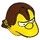 LEGO Yellow Nelson Muntz Head with Gear (16726)