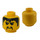 LEGO Yellow Ngan Pa Head (Safety Stud) (3626)