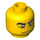 LEGO Yellow Ninja Head (Safety Stud) (3626 / 88021)