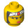 LEGO Yellow Ninja Princess Head (Safety Stud) (3626 / 90259)