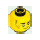 LEGO Yellow Ninjago Arin Head (no alternate face) (Recessed Solid Stud) (3274)
