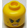 LEGO Yellow Ninjago Dragons Rising Nya Head (Recessed Solid Stud) (3274 / 102837)