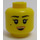 LEGO Yellow Nya as Samurai X Minifigure Head (Recessed Solid Stud) (3626 / 49569)