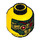 LEGO Yellow Nya Minifigure Head (Recessed Solid Stud) (3626 / 19300)