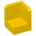 LEGO Geel Paneel 1 x 1 Hoek met Afgeronde hoeken (6231)