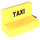 LEGO Geel Paneel 1 x 2 x 1 met &quot;TAXI&quot; Sticker met vierkante hoeken (4865)