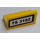 LEGO Yellow Panel 1 x 2 x 1 with &#039;TS 3182&#039; Sticker with Square Corners (4865)