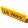 LEGO Geel Paneel 1 x 4 met Afgeronde hoeken met &#039;LC 7893&#039; Sticker (15207)