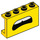 LEGO Jaune Panneau 1 x 4 x 2 avec Worried open mouth (14718 / 68377)