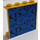 LEGO Geel Paneel 1 x 4 x 3 met Gravity Games logo Repeating Zwart Aan Blauw Sticker zonder zijsteunen, holle noppen (4215)