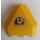 LEGO Jaune Panneau 3 x 3 x 3 Coin avec Jaune submarine dans Bleu triangle Autocollant sur fond jaune (30079)