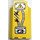 LEGO Jaune Panneau 3 x 3 x 6 Coin mur avec Electricity Danger Sign et Broken Cable Autocollant sans indentations inférieures (87421)