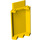 LEGO Yellow Panel 3 x 3 x 6 Corner Wall without Bottom Indentations (87421)