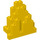 LEGO Gelb Panel 3 x 8 x 7 Felsen Dreieckig (6083)