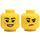 LEGO Yellow Parker L. Jackson Minifigure Head (Recessed Solid Stud) (3626 / 56242)