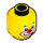 LEGO Jaune Party Clown Minifigure Diriger (Goujon solide encastré) (3626 / 38218)