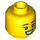 LEGO Yellow Peapod Costume Girl Minifigure Head (Recessed Solid Stud) (3626 / 67921)