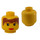 LEGO Gelb Pippin Reed Kopf (Sicherheitsbolzen) (3626)