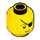 LEGO Gelb Pirate mit Blau Jacket und Bicorne mit Weiß Skull und Bones Kopf (Sicherheitsbolzen) (3626 / 85553)
