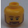 LEGO Gelb Einfach Kopf mit Bart (Sicherheitsnoppe) (3626)