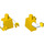 LEGO Gelb Schmucklos Torso mit Weiß Arme und Gelb Hände (76382 / 88585)
