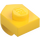 LEGO Yellow Plate 1 x 1 with Downwards Tooth (15070)