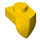 LEGO Gelb Platte 1 x 1 mit Downwards Zahn (15070)