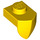 LEGO Yellow Plate 1 x 1 with Downwards Tooth (15070)