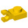 LEGO Geel Plaat 1 x 1 met Horizontale Klem (Clip met platte voorkant) (6019)