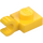 LEGO Yellow Plate 1 x 1 with Horizontal Clip (Thick Open &#039;O&#039; Clip) (52738 / 61252)